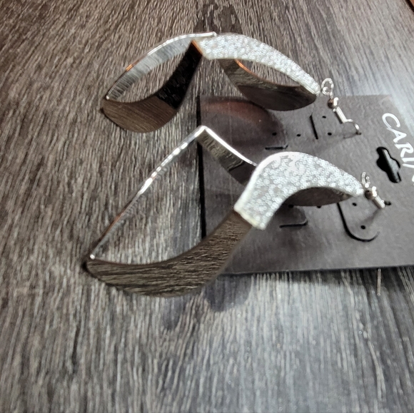 Carina silver earrings - Picture 3 of 5